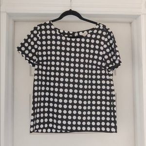 JCrew Polka Dot Blouse